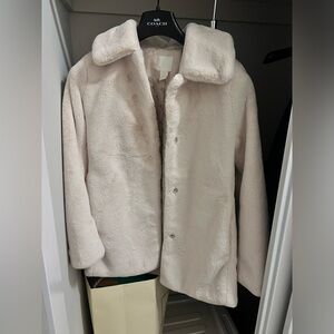 H&M faux fur jacket